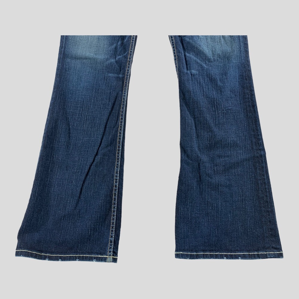 BKE Sabrina Jeans Womens 29x31.5 Stretch Bootcut Dark Wash Denim (Tag 29x33.5) - Picture 10 of 14